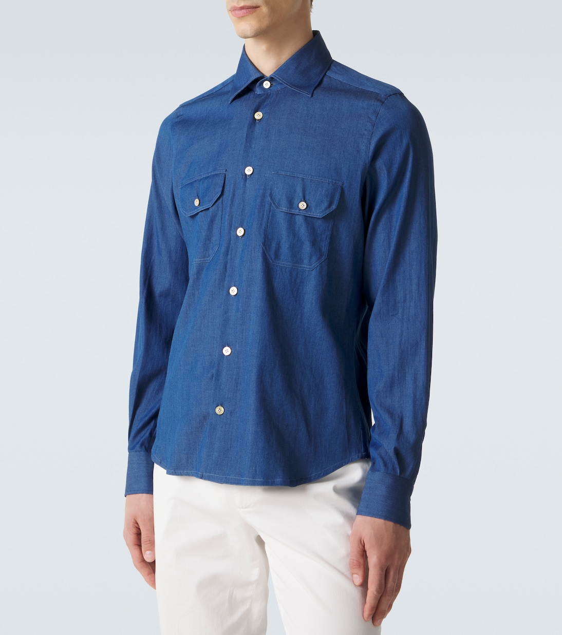 Denim shirt | Kiton