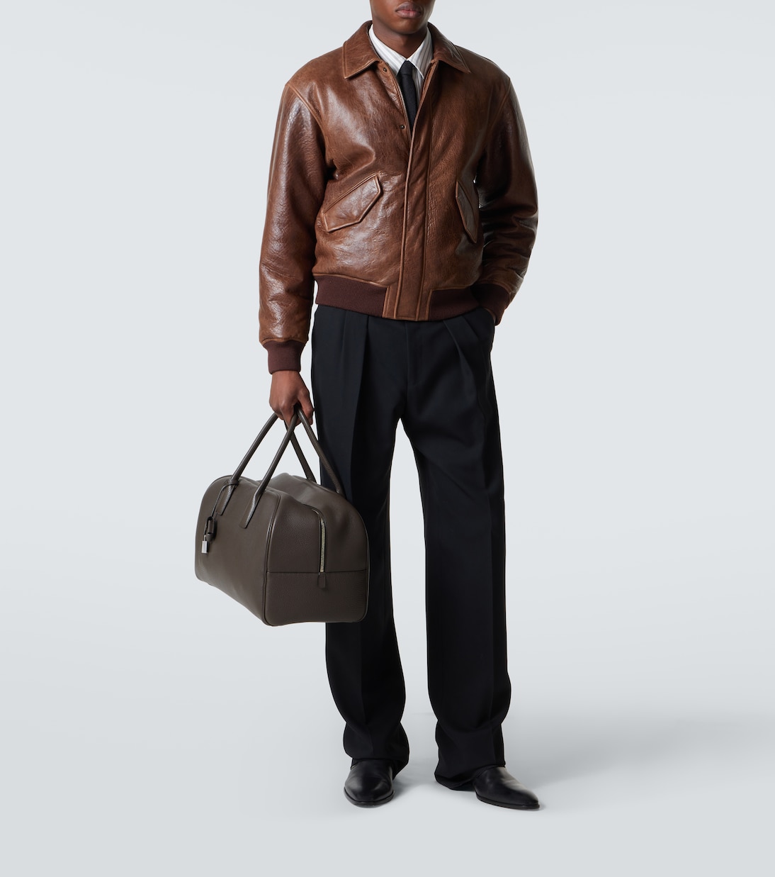 Bomberjacke aus Leder | Saint Laurent