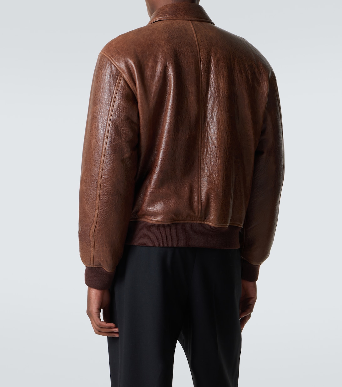 Bomberjacke aus Leder | Saint Laurent