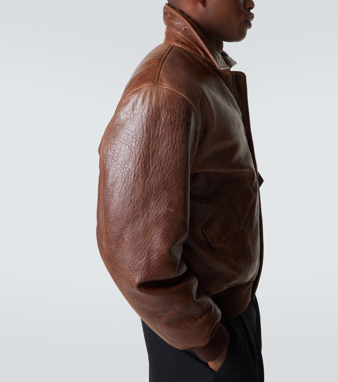 Bomberjacke aus Leder | Saint Laurent