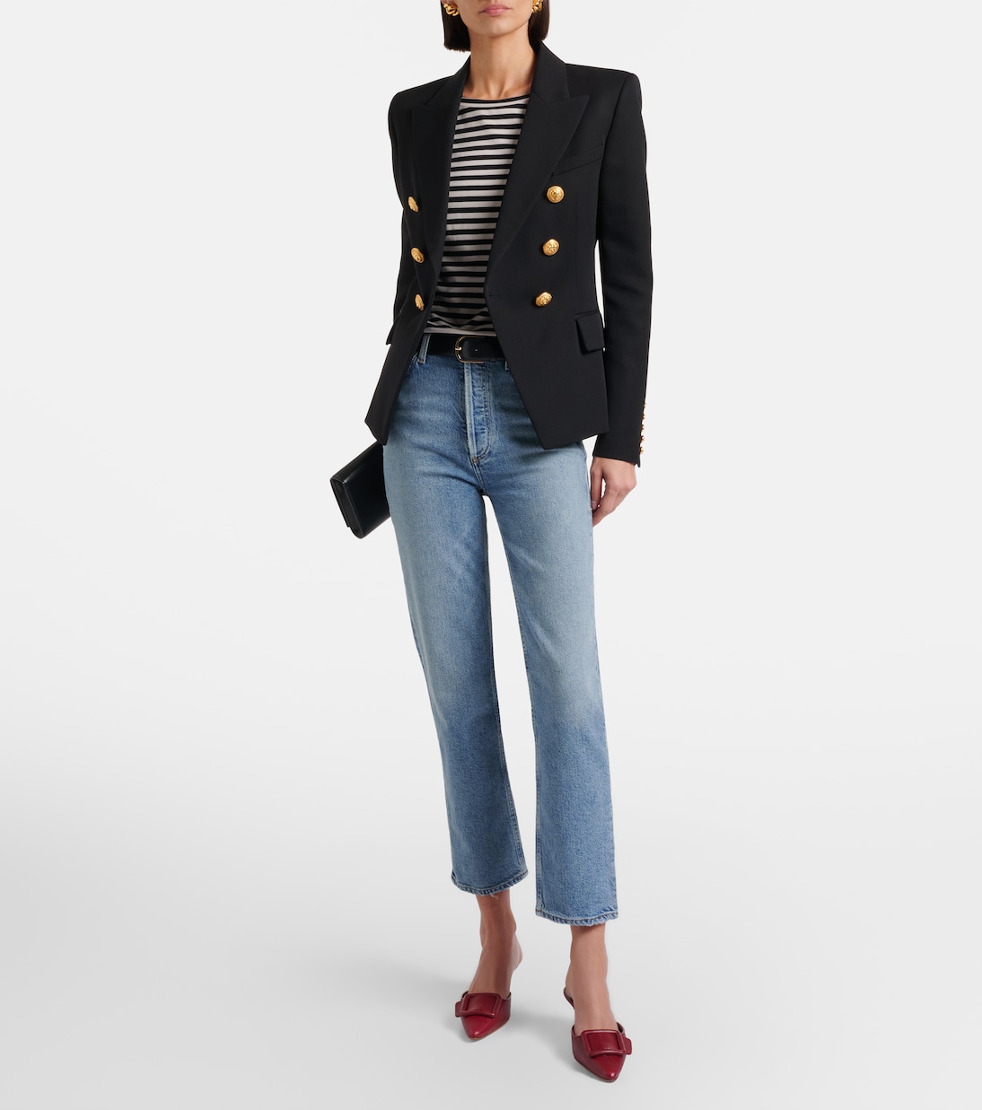 90’s Pinch Waist Crop straight jeans | Agolde