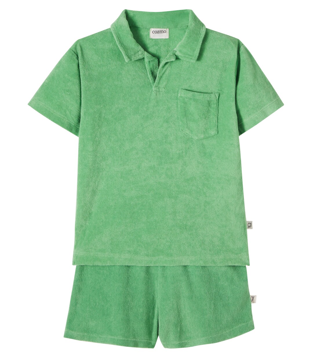 Mael terry polo shirt and shorts set | Cozmo