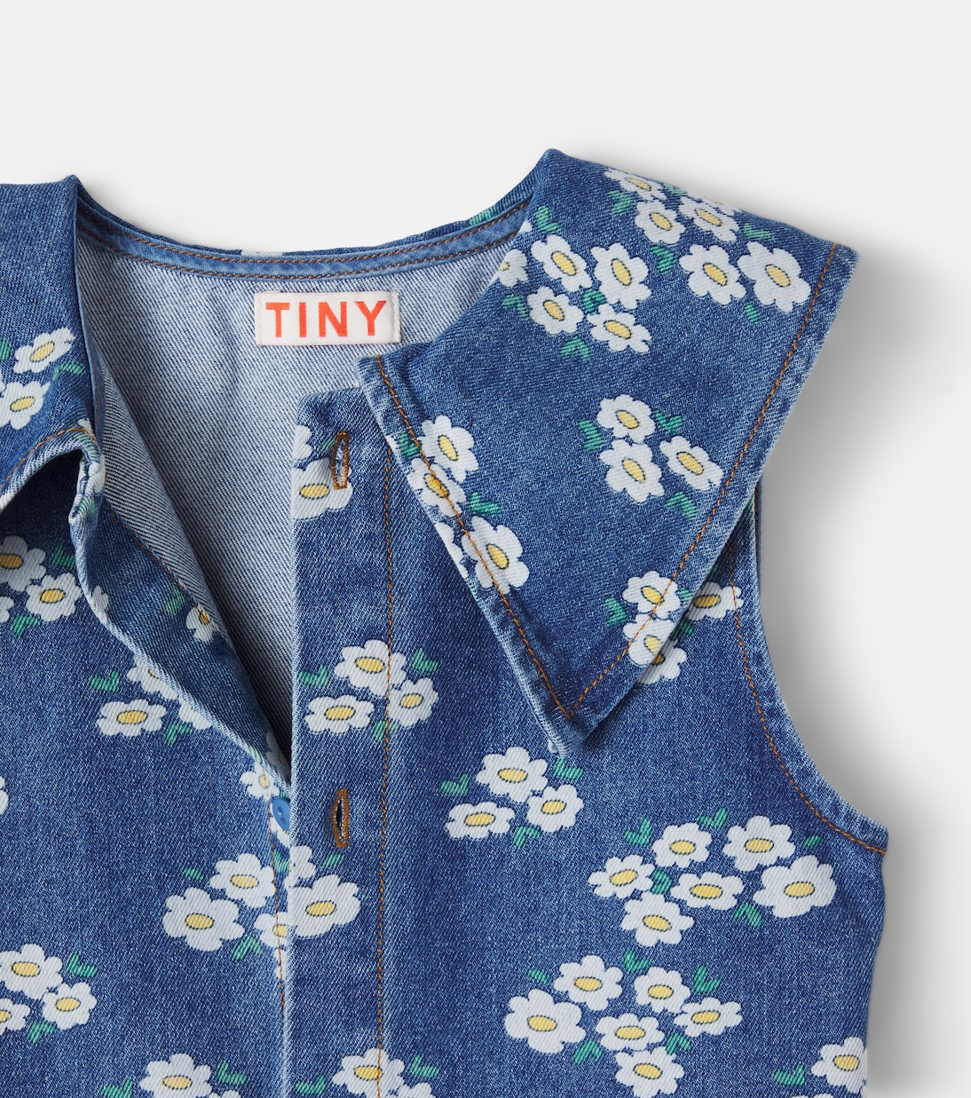 Kleid aus Denim | Tinycottons