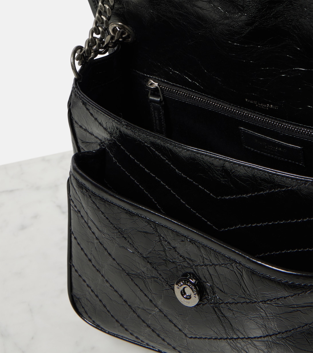 Borsa a spalla Niki Medium in pelle | Saint Laurent