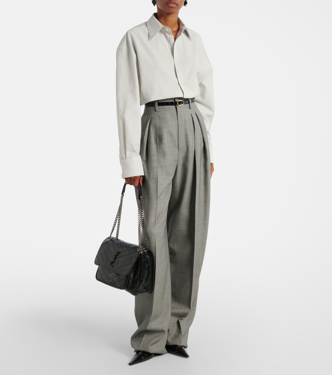 Borsa a spalla Niki Medium in pelle | Saint Laurent