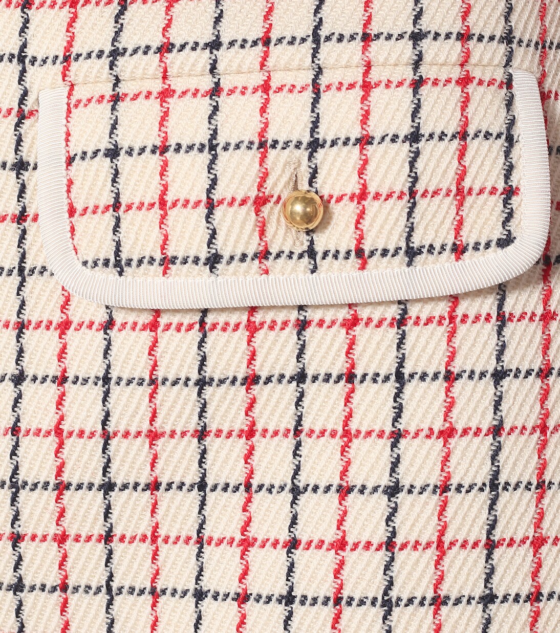 Minigonna a quadretti in lana | Miu Miu