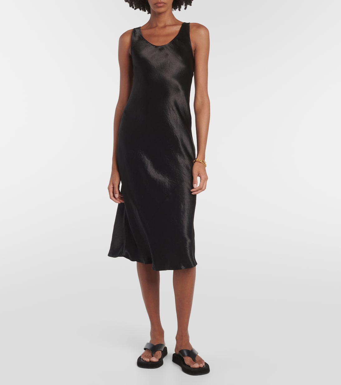 Leisure - Abito midi Talete in raso | Max Mara