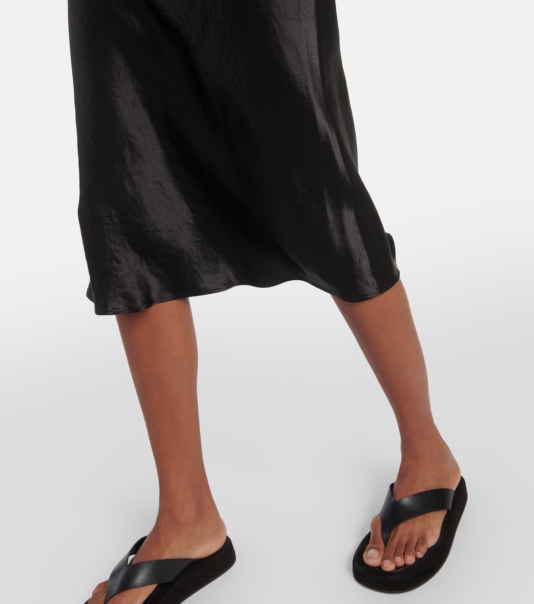 Leisure - Abito midi Talete in raso | Max Mara