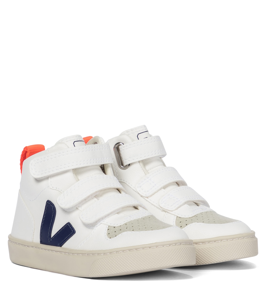 Baskets V-10 en cuir et daim synthétiques | Veja Kids