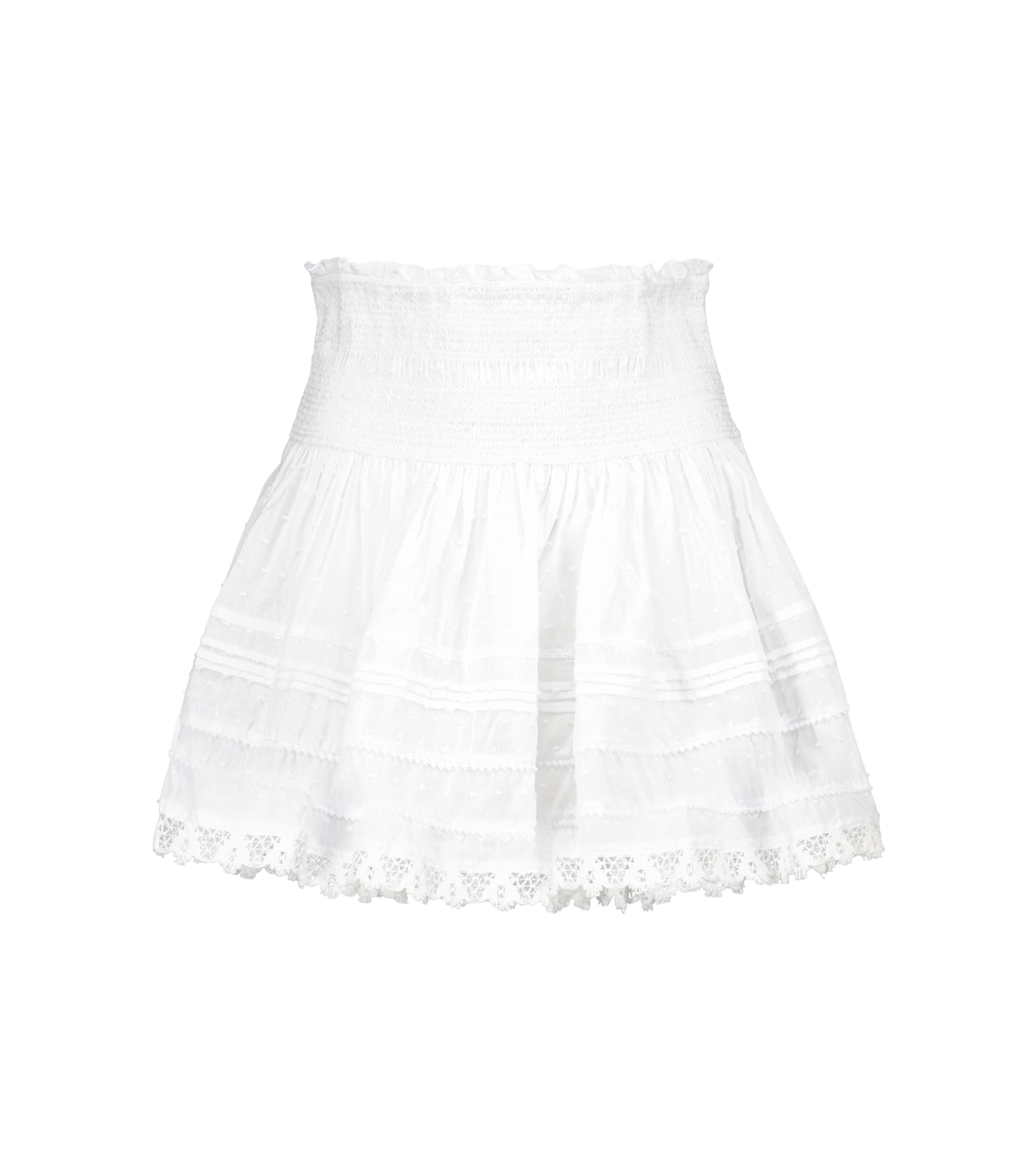 Galia cotton miniskirt | Poupette St Barth