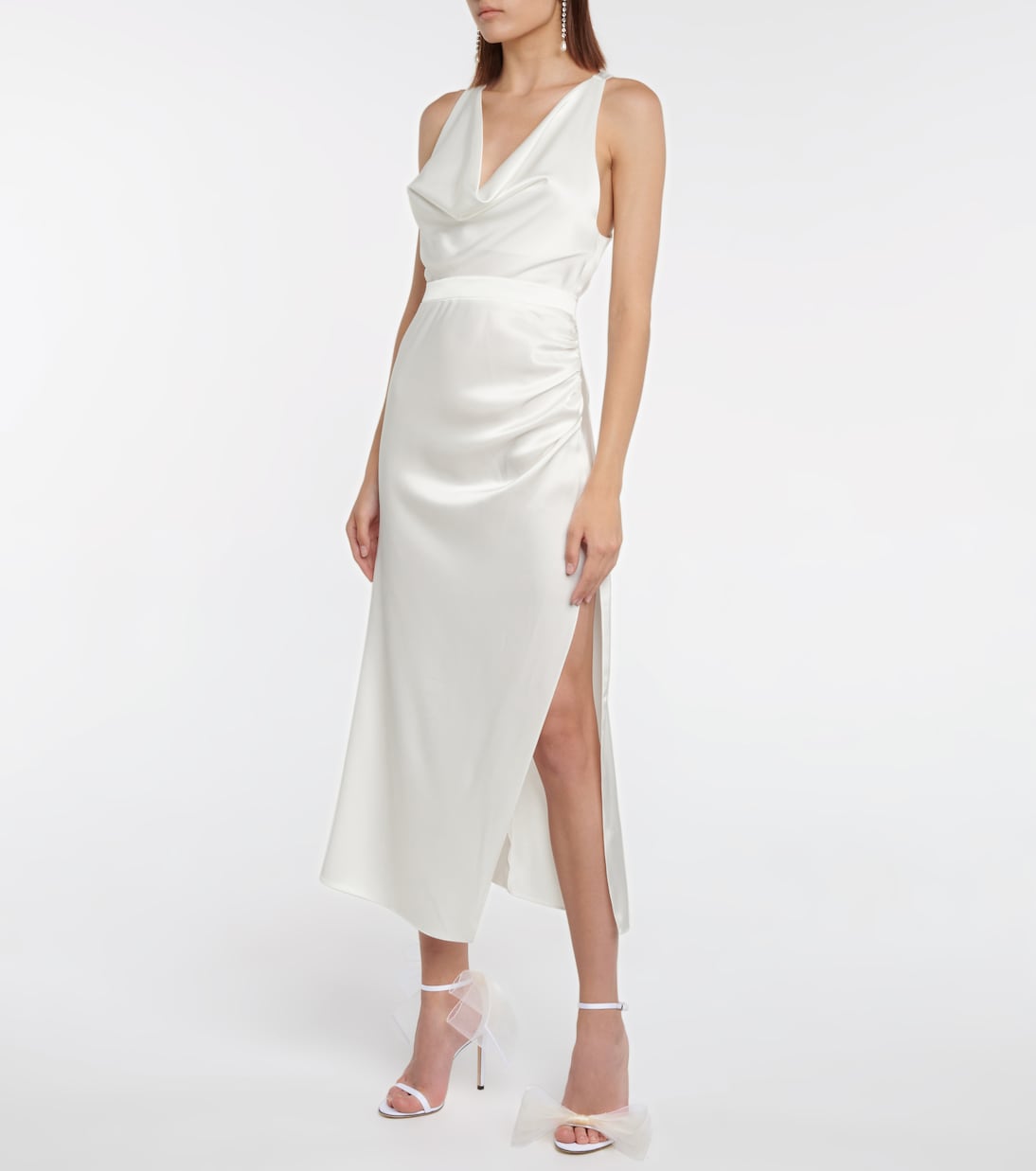Aveline 100 bow-trimmed sandals | Jimmy Choo