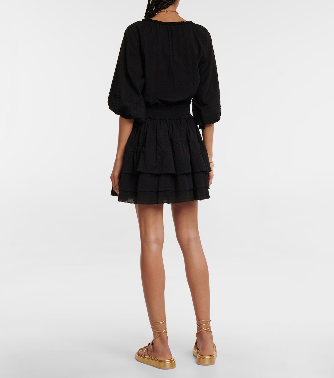Vestido corto Ariel de algodón | Poupette St Barth