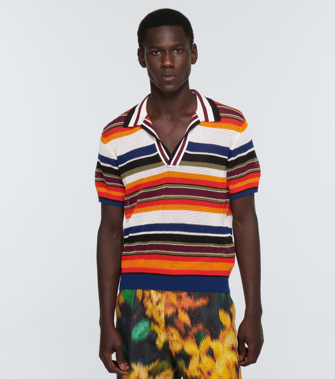 Polo in maglia a righe | Dries Van Noten