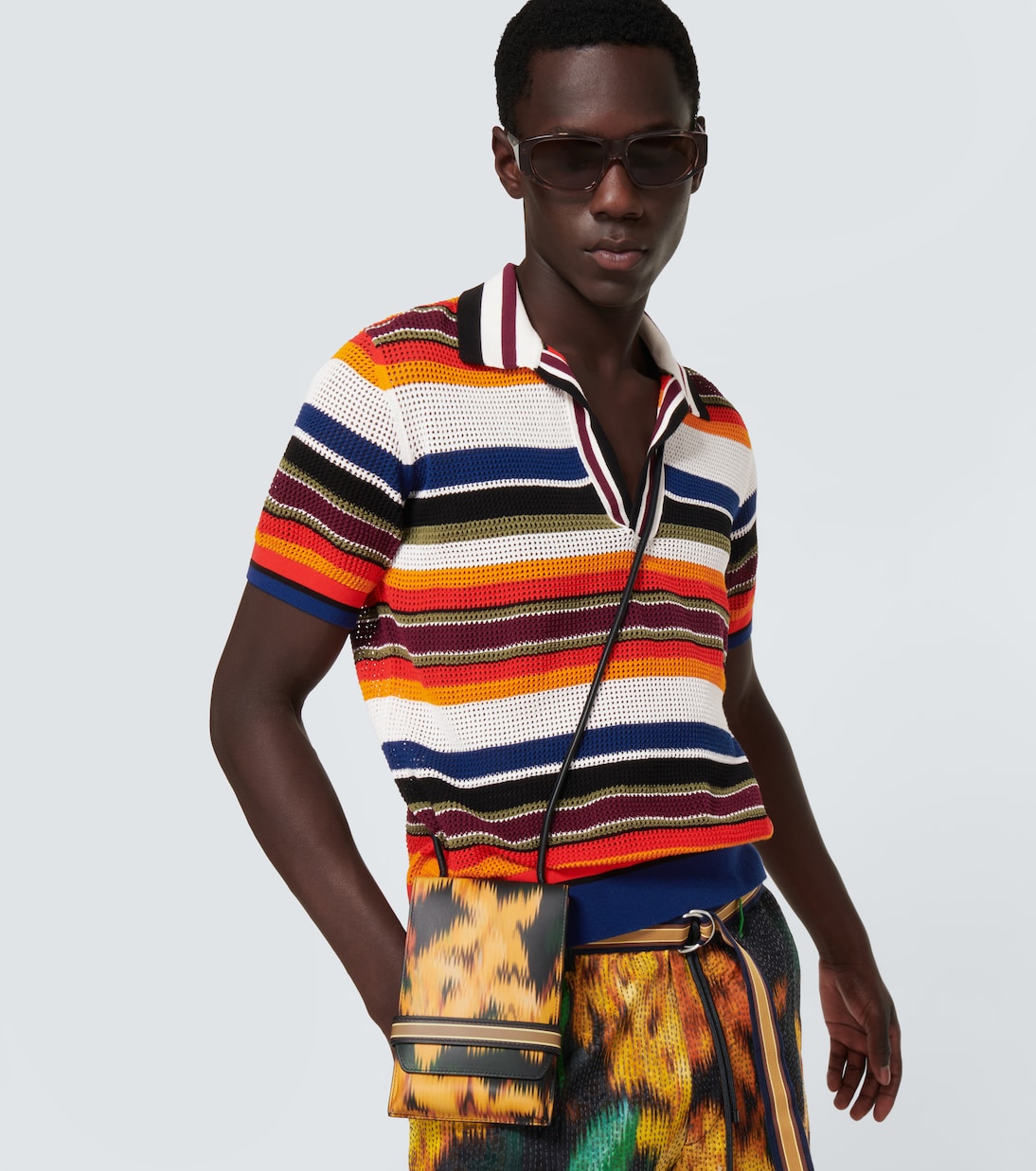 Polo in maglia a righe | Dries Van Noten