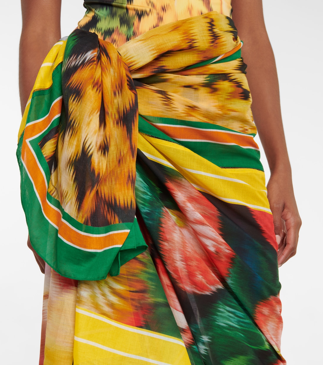 Printed cotton scarf | Dries Van Noten