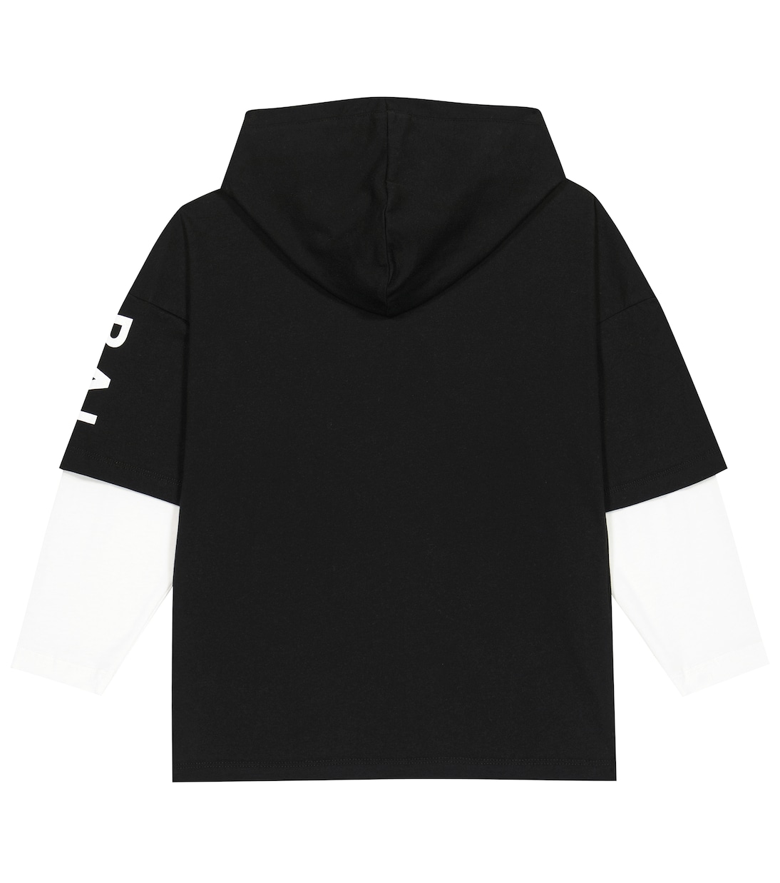 로고 코튼 후디 | Balmain Kids