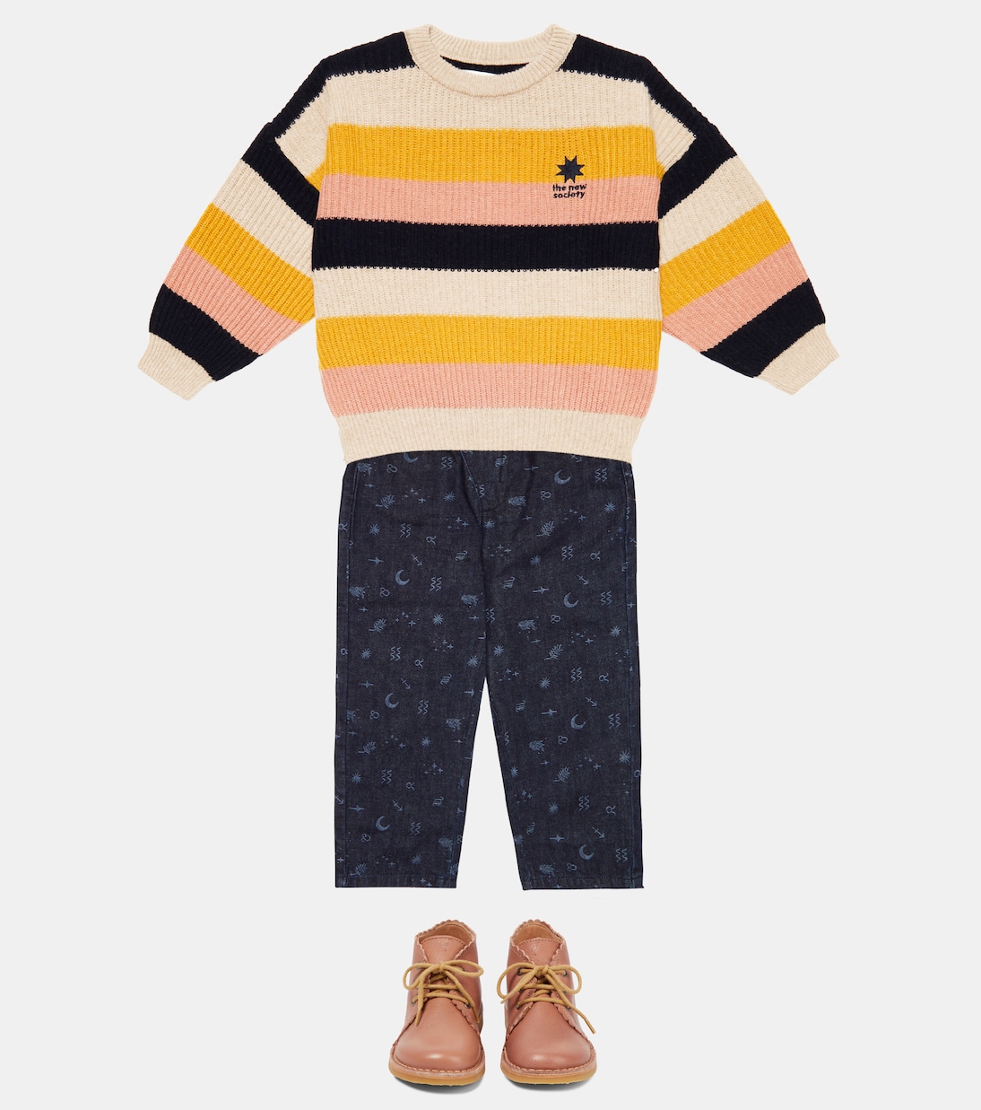 Bedruckte Jeans Cosmos | The New Society