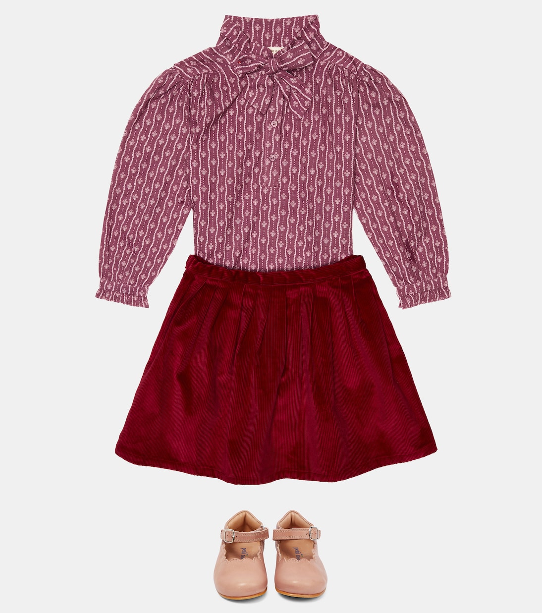 Preston corduroy skirt | Caramel