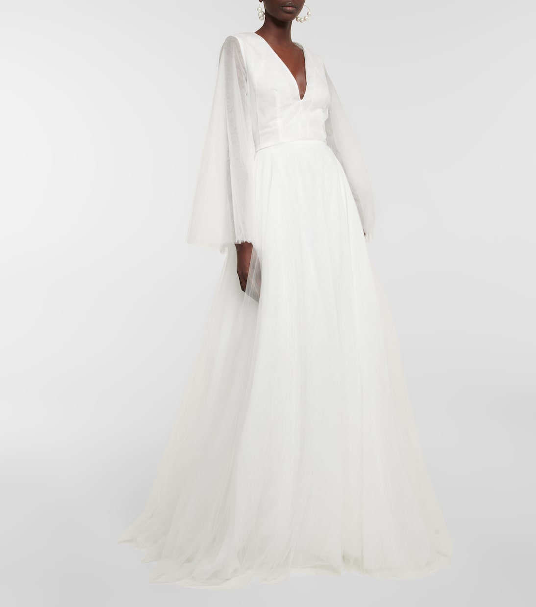 Bridal tulle gown | Costarellos