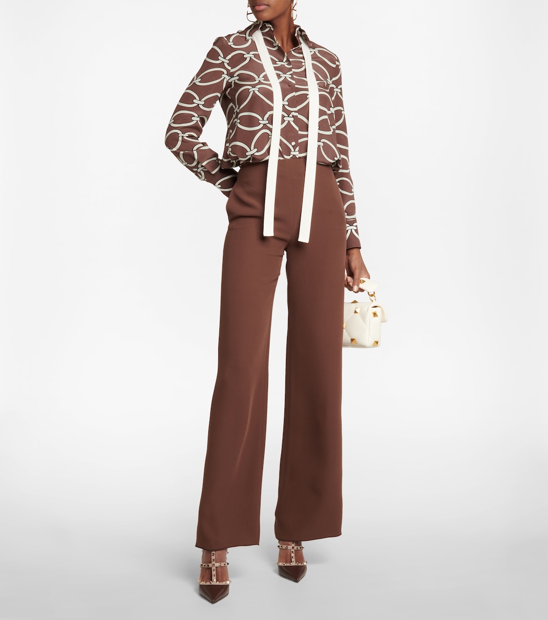 Straight-Fit-Hose aus Seide | Valentino