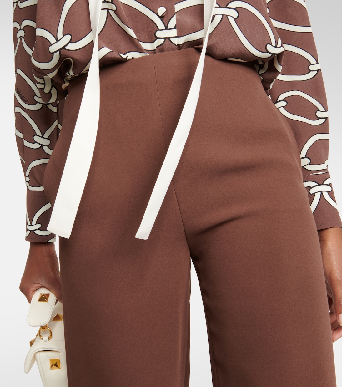 Straight-Fit-Hose aus Seide | Valentino