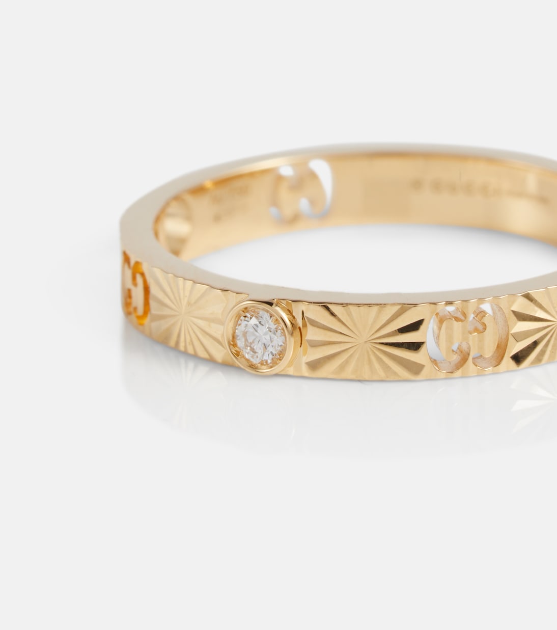Bague Icon en or 18 ct et diamant | Gucci