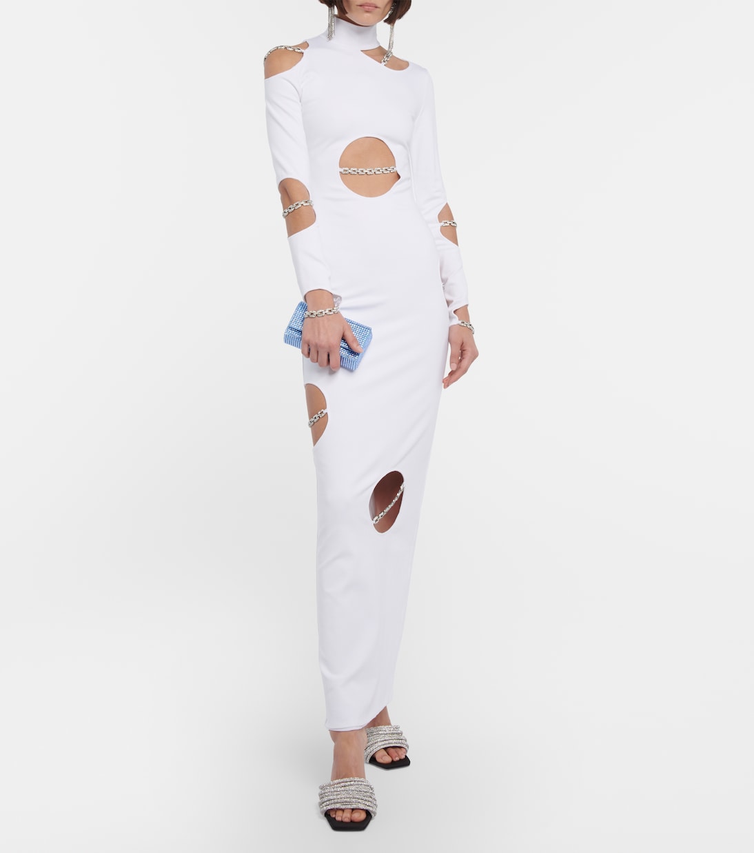 Embellished cutout maxi dress | Christopher Kane