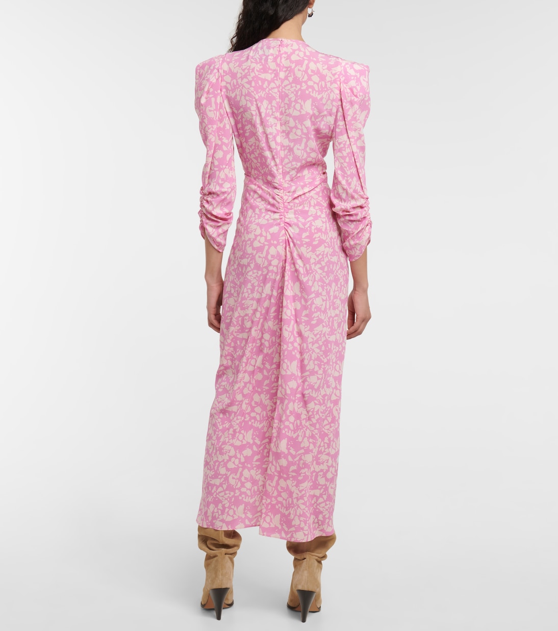 Albini printed silk-blend midi dress | Isabel Marant