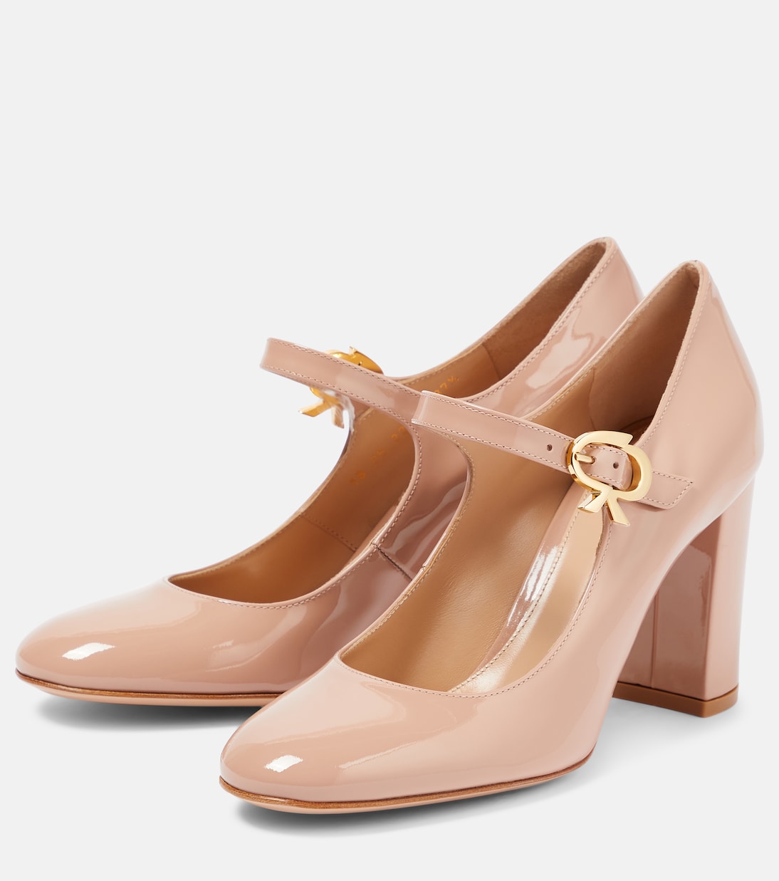 Escarpins Mary Ribbon en cuir verni | Gianvito Rossi
