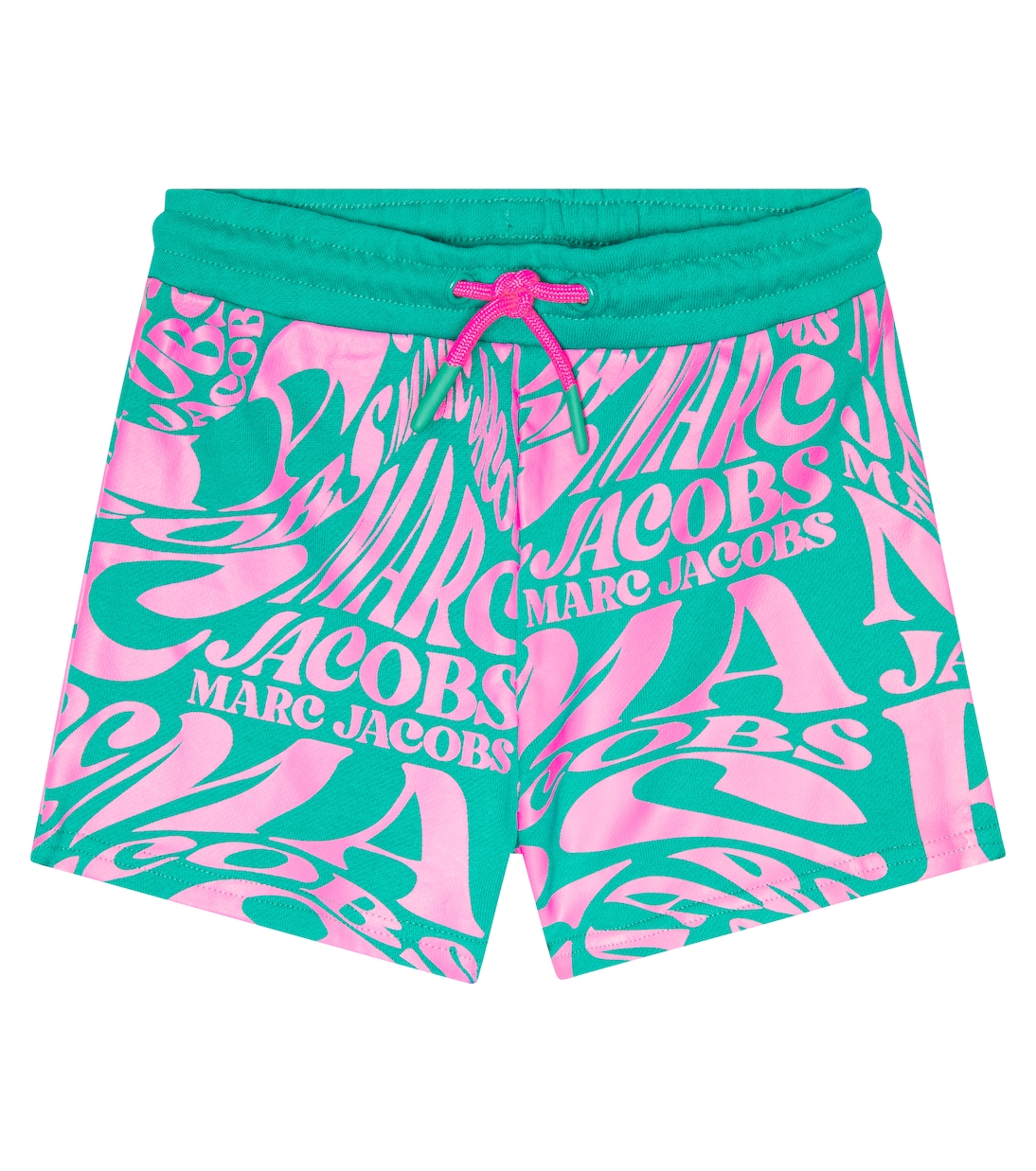 Shorts in cotone con stampa del logo | Marc Jacobs Kids