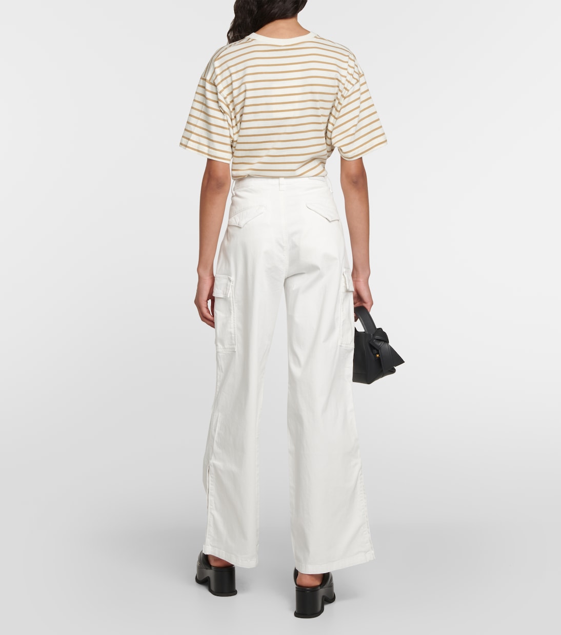 High-Rise-Hose Cargo Moon | AG Jeans