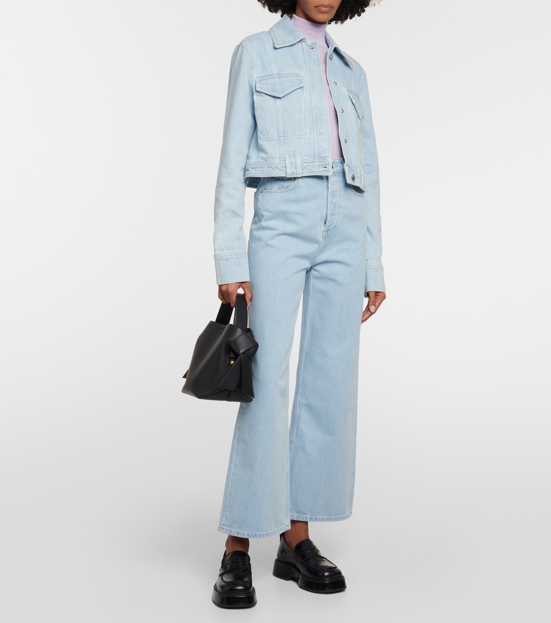 Jean ample Josine à taille haute | Nanushka