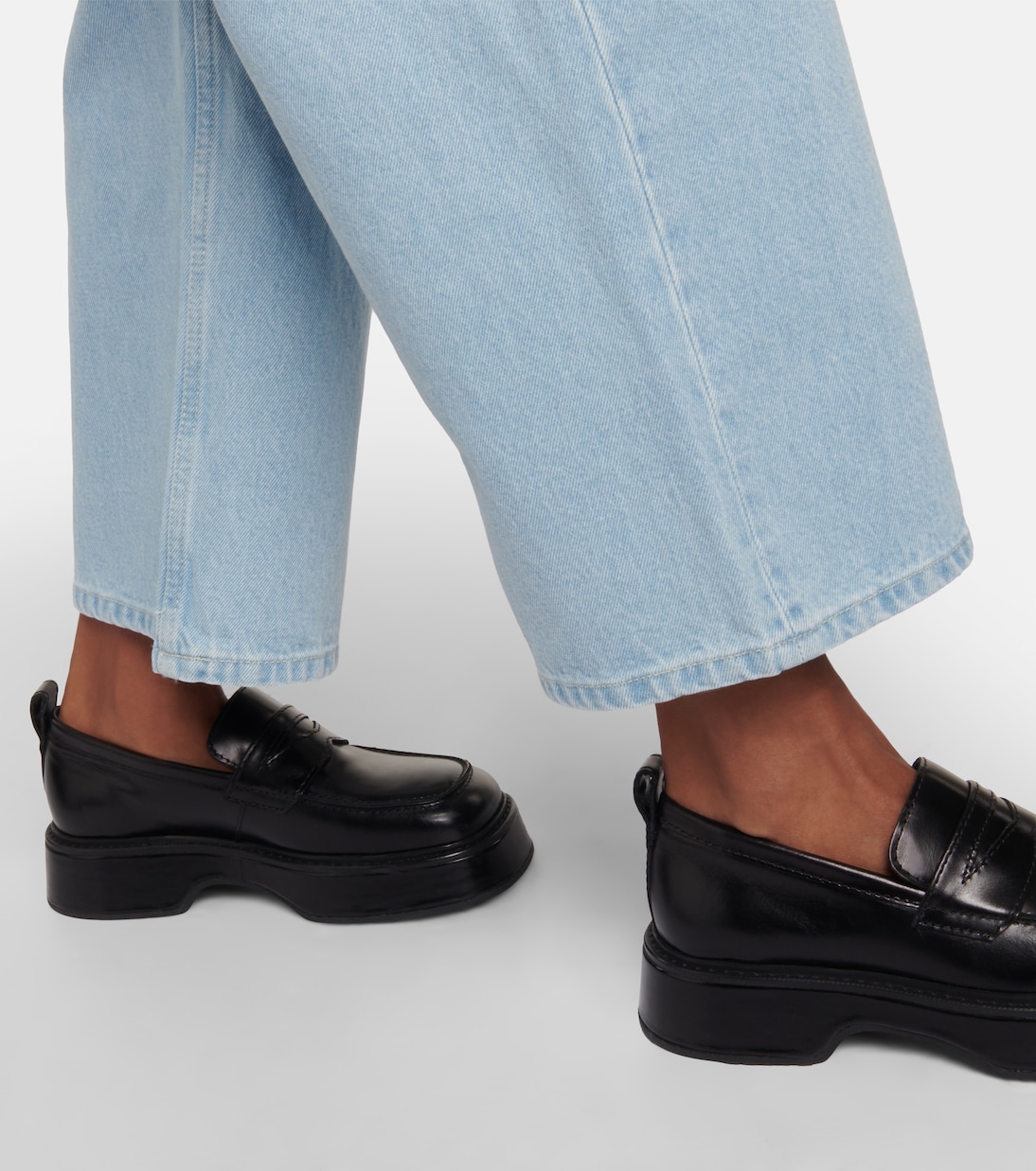 Jean ample Josine à taille haute | Nanushka