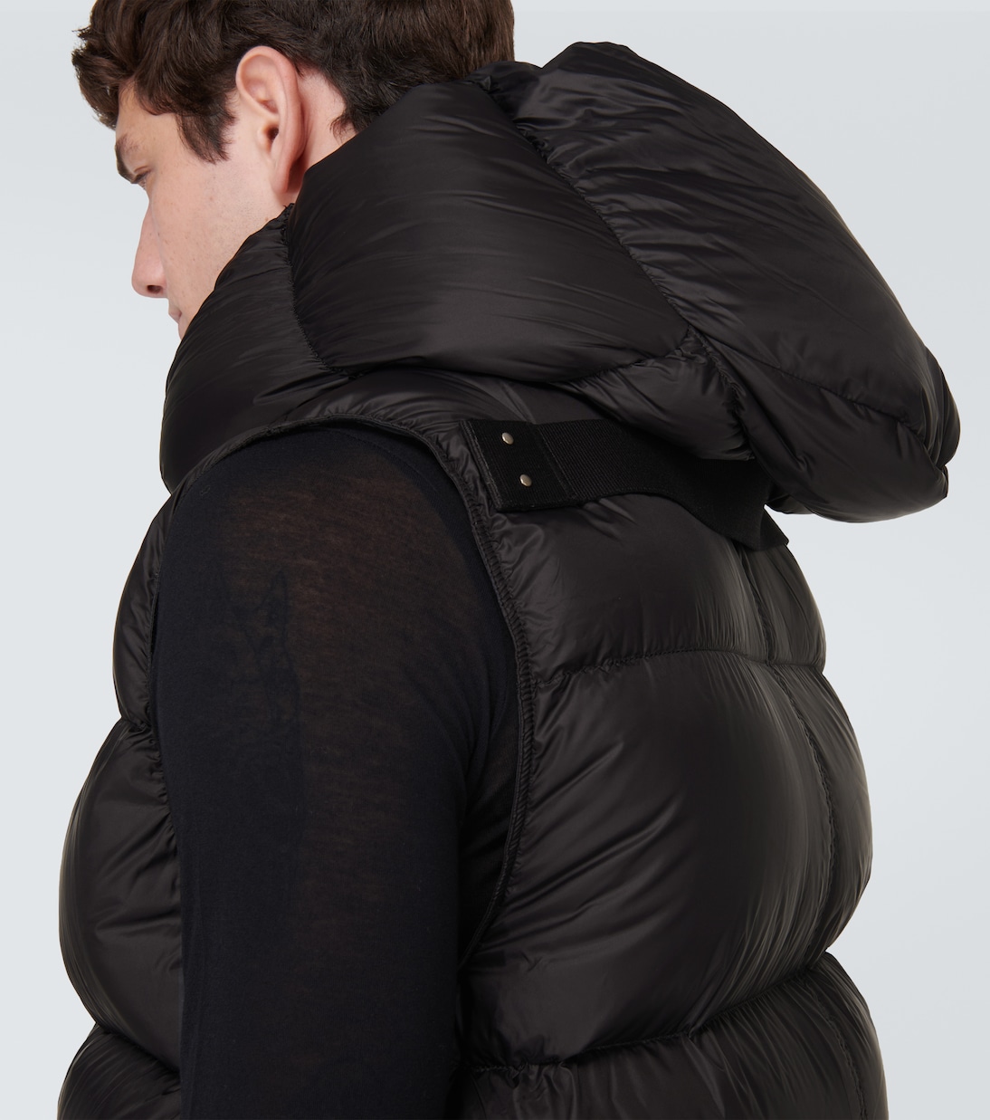 Chaleco de plumas con capucha | Rick Owens