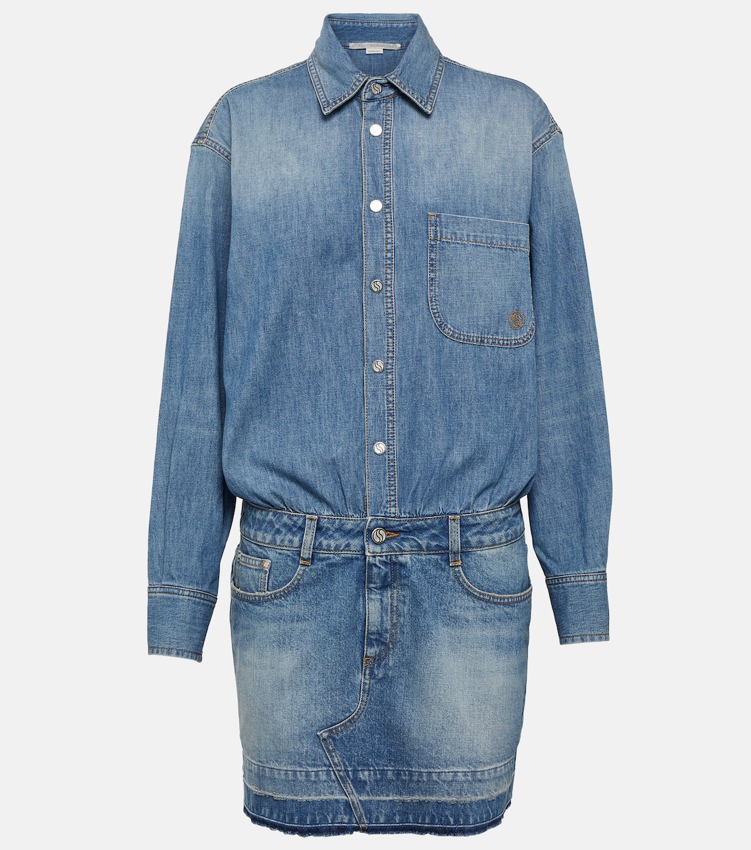 Hemdblusenkleid aus Denim | Stella McCartney