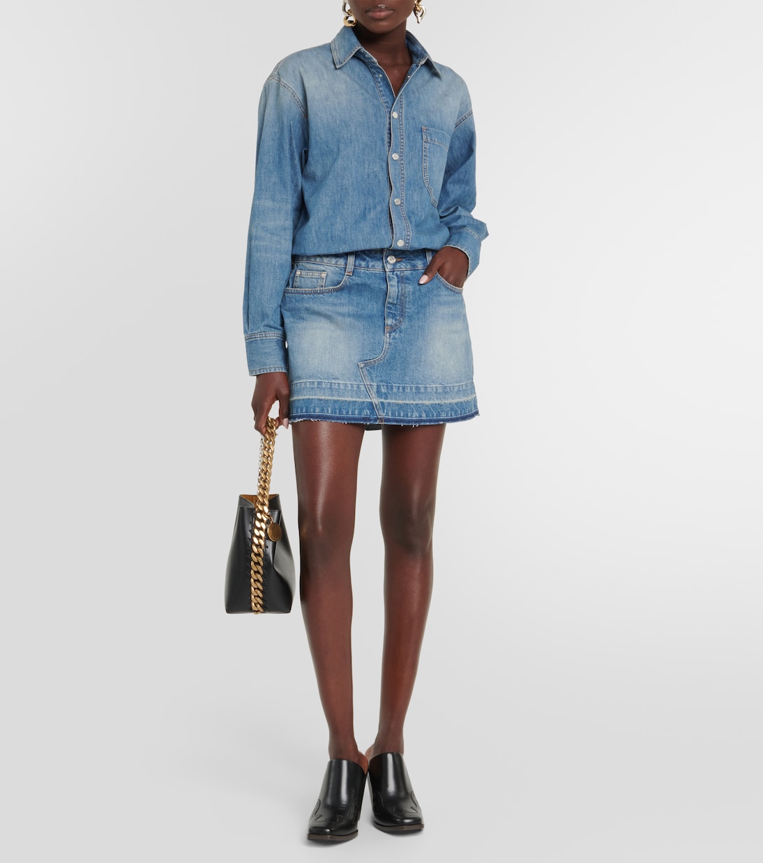 Hemdblusenkleid aus Denim | Stella McCartney
