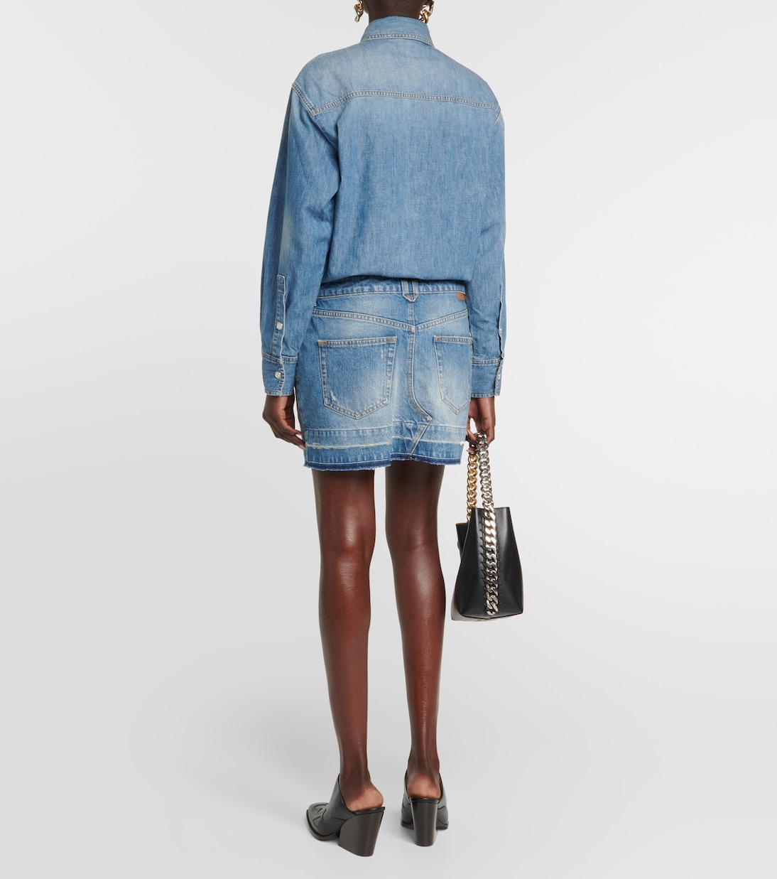 Hemdblusenkleid aus Denim | Stella McCartney