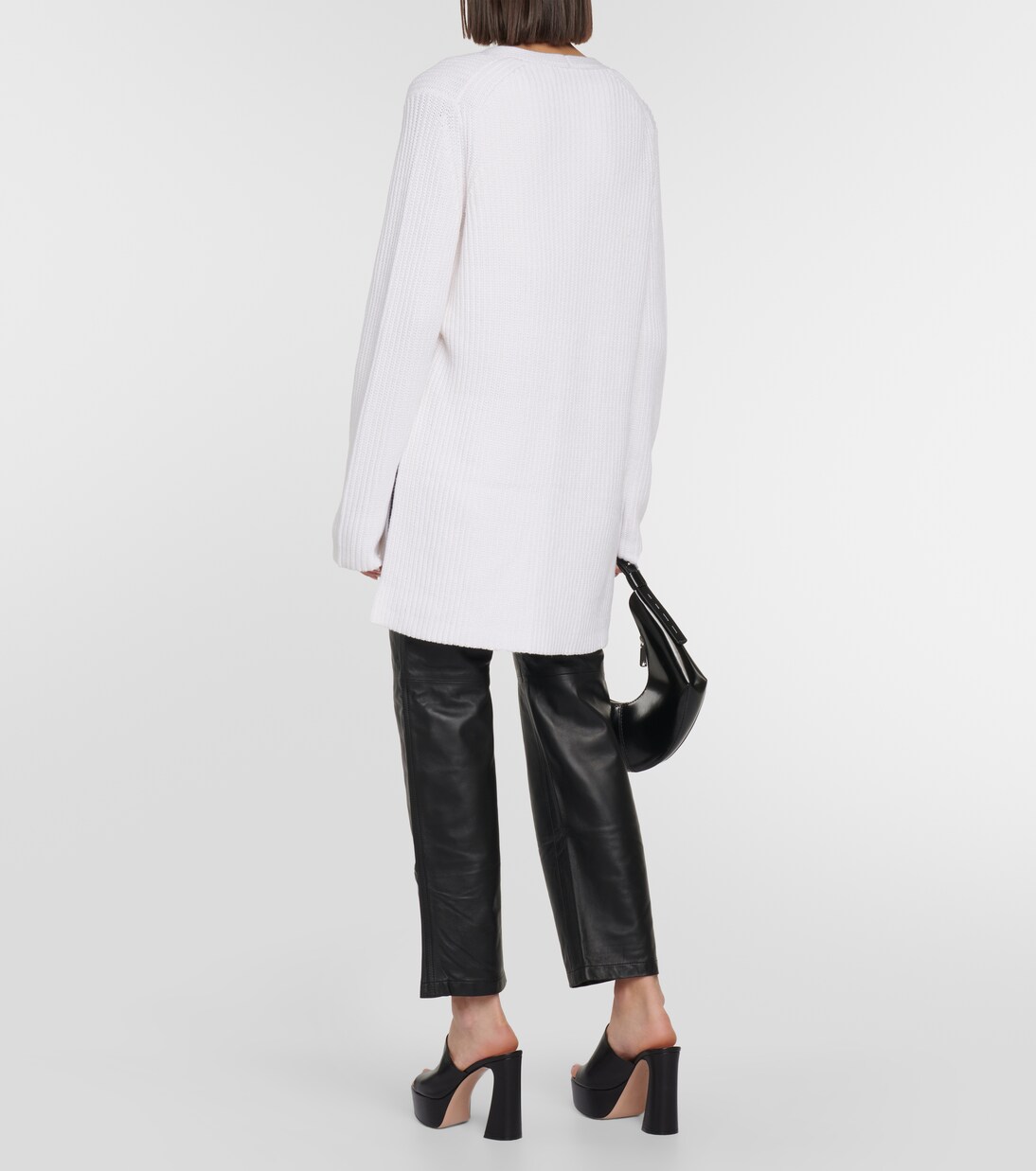Cárdigan White Label de algodón y cachemir | Proenza Schouler