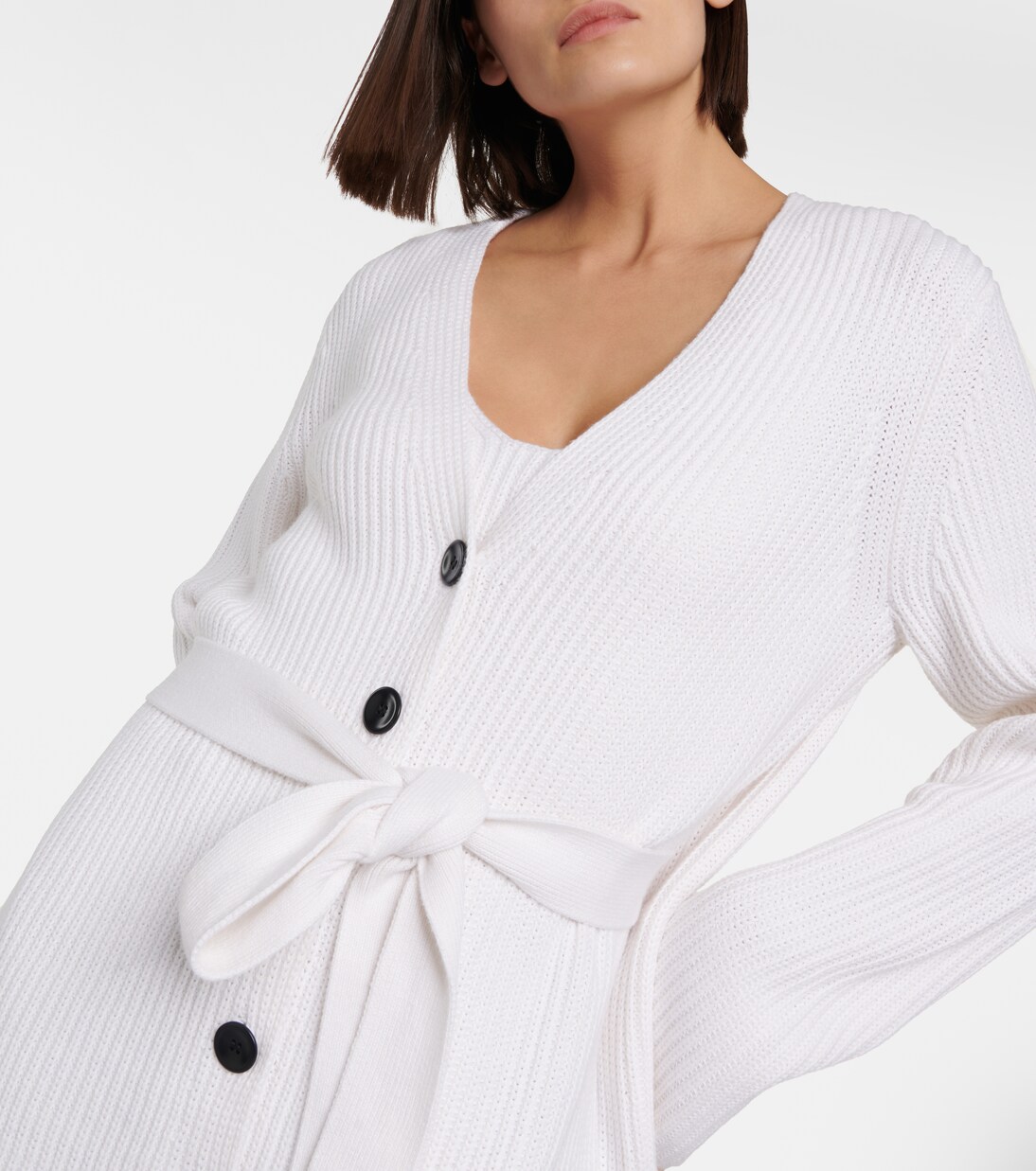 Cárdigan White Label de algodón y cachemir | Proenza Schouler