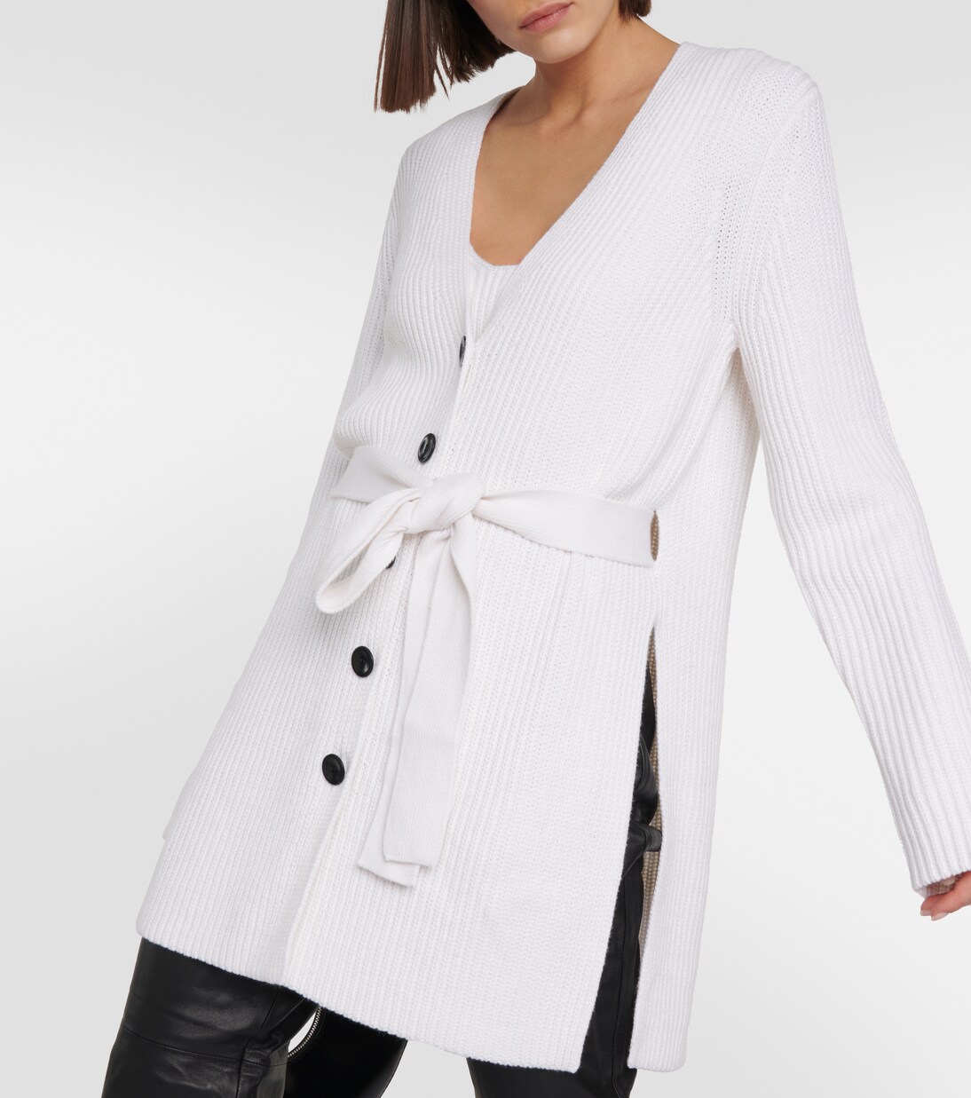 Cárdigan White Label de algodón y cachemir | Proenza Schouler