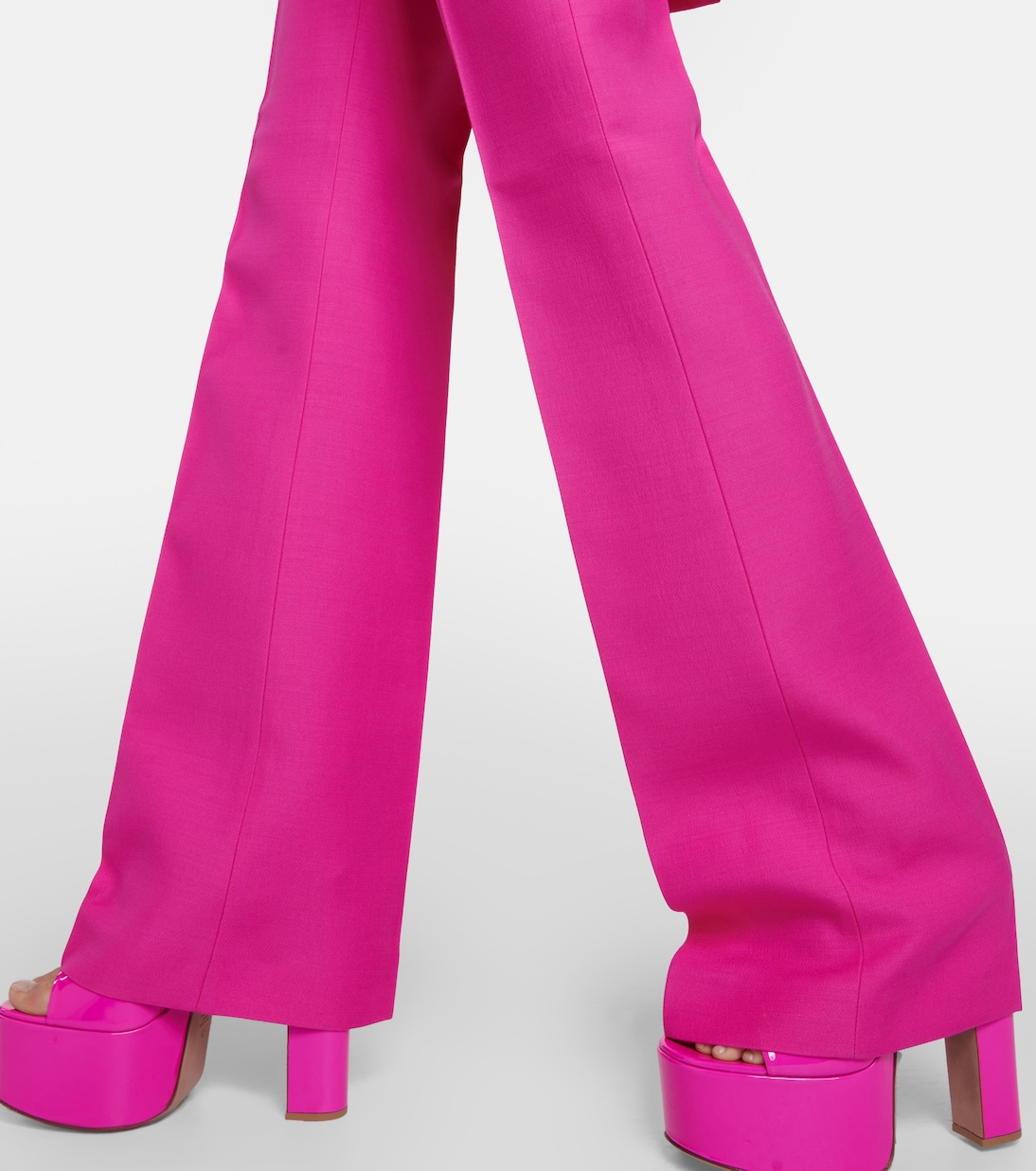 Crêpe couture flared pants | Valentino