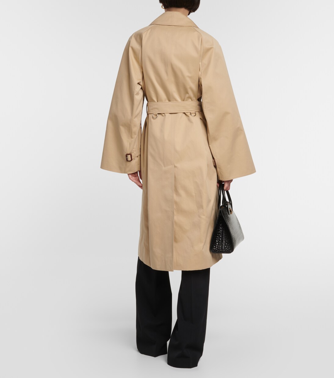 Gabardina de algodón con cinturón | Burberry