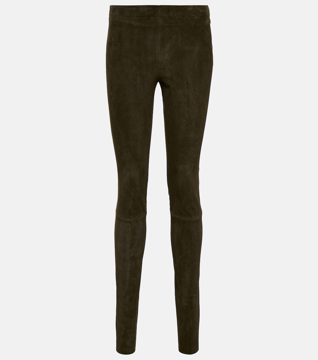 Leggings Carolyn in suede a vita alta | Stouls