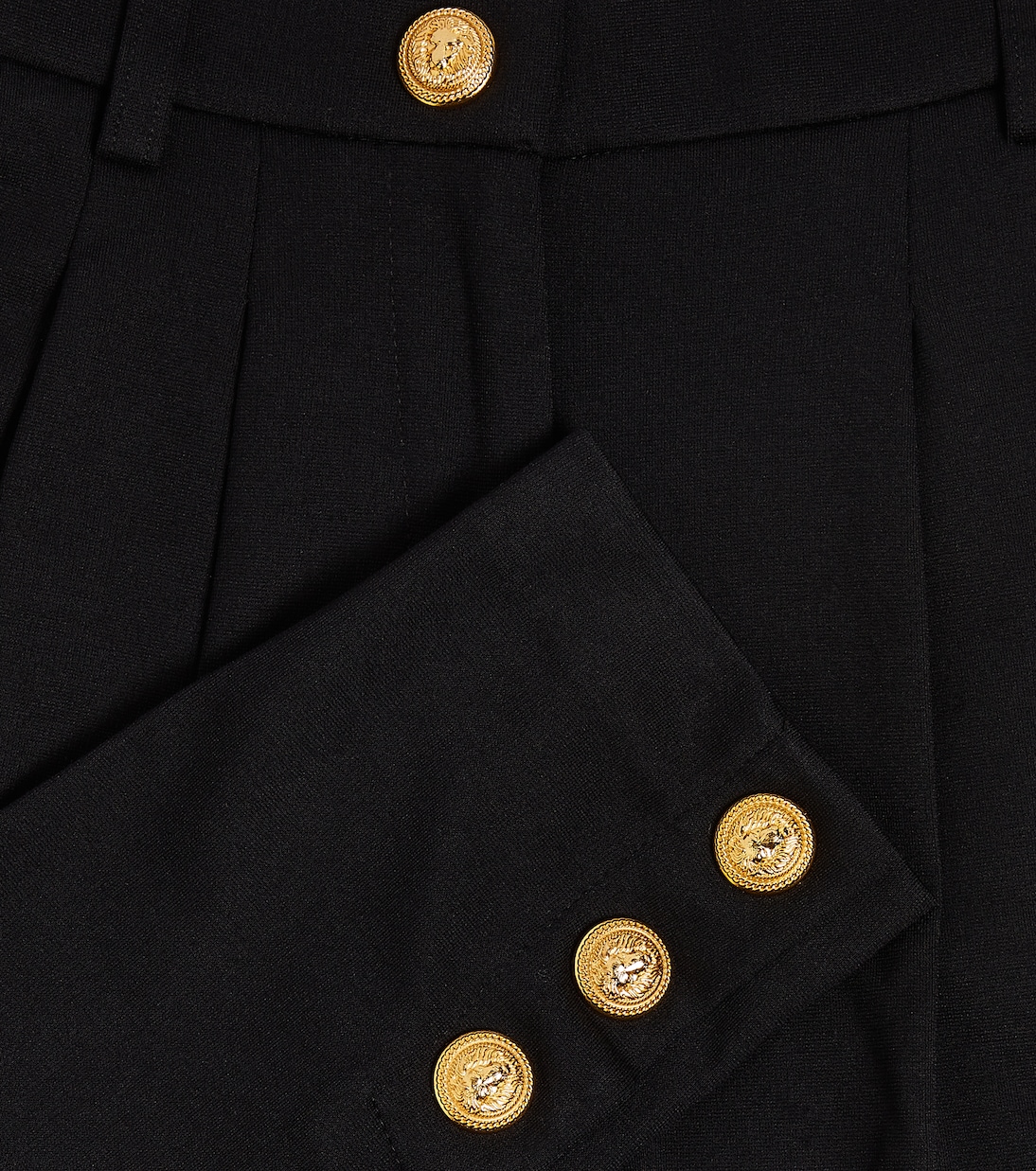 Pantaloni a pieghe con decorazione | Balmain Kids