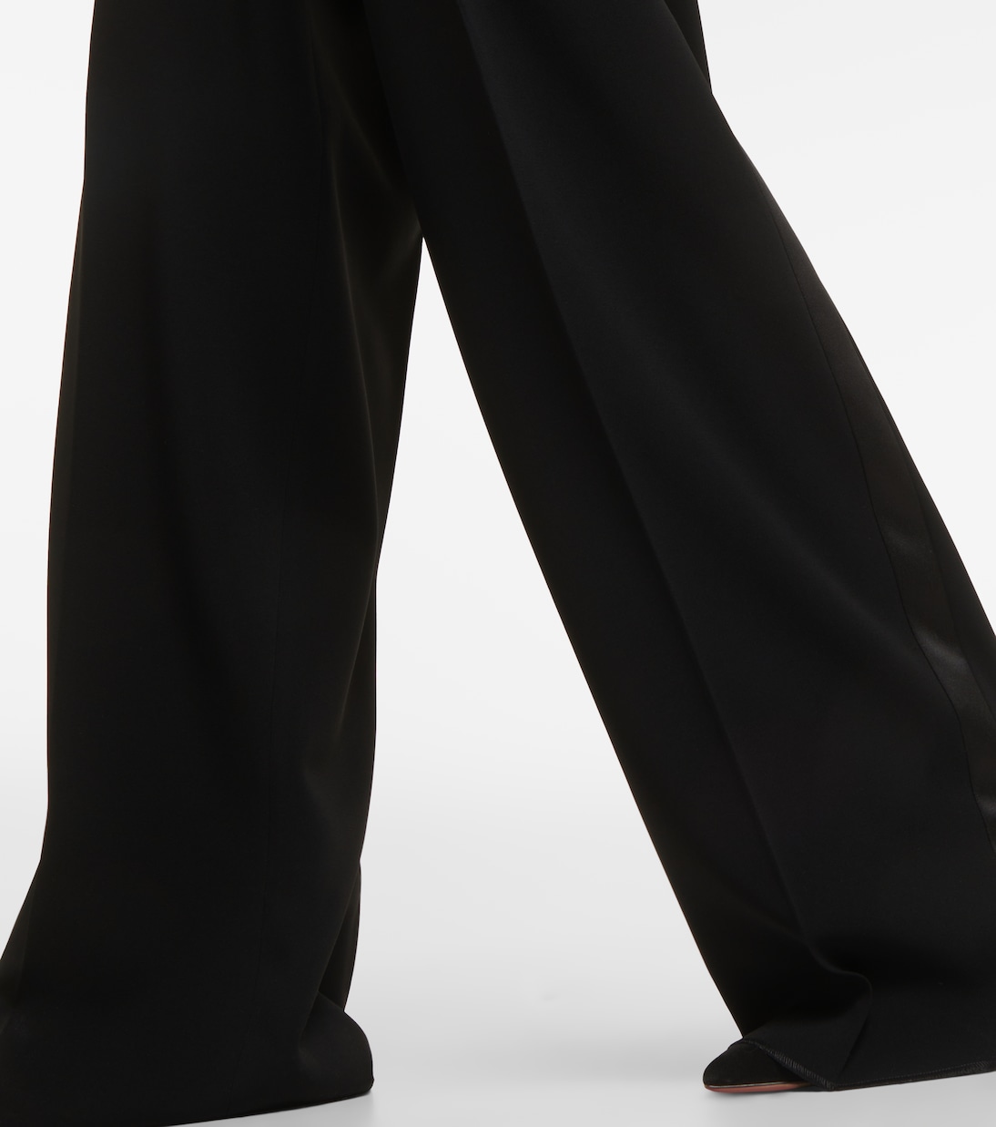 Weite High-Rise-Hose Amedea aus Cady | Max Mara