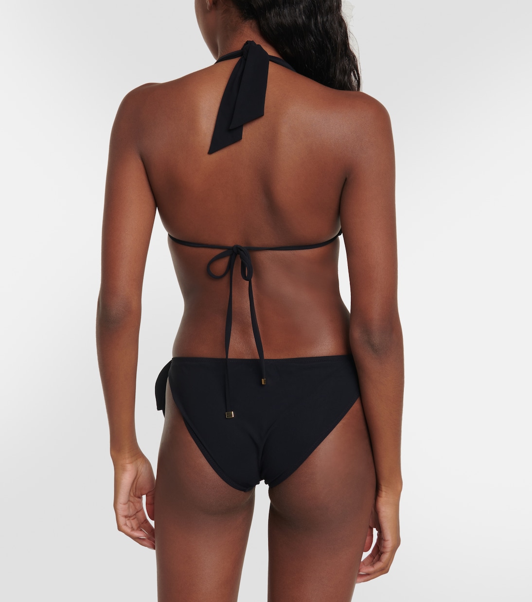 Top de Bikini con Detalle Halter de Dolce&Gabbana para Jóvenes Modernos