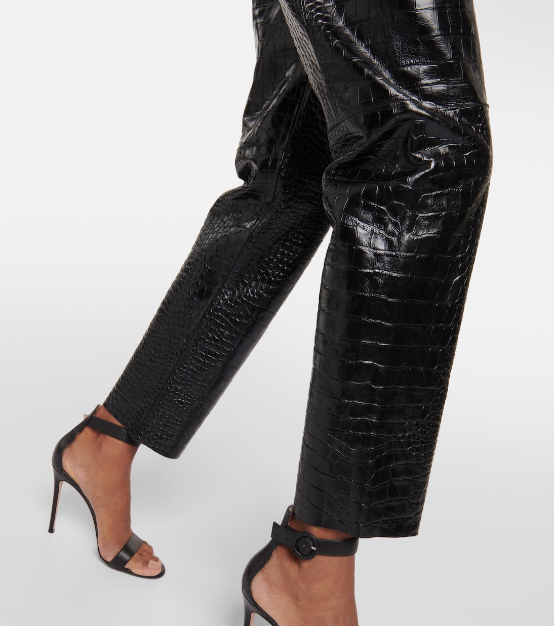 Legging en cuir à taille haute | Victoria Beckham