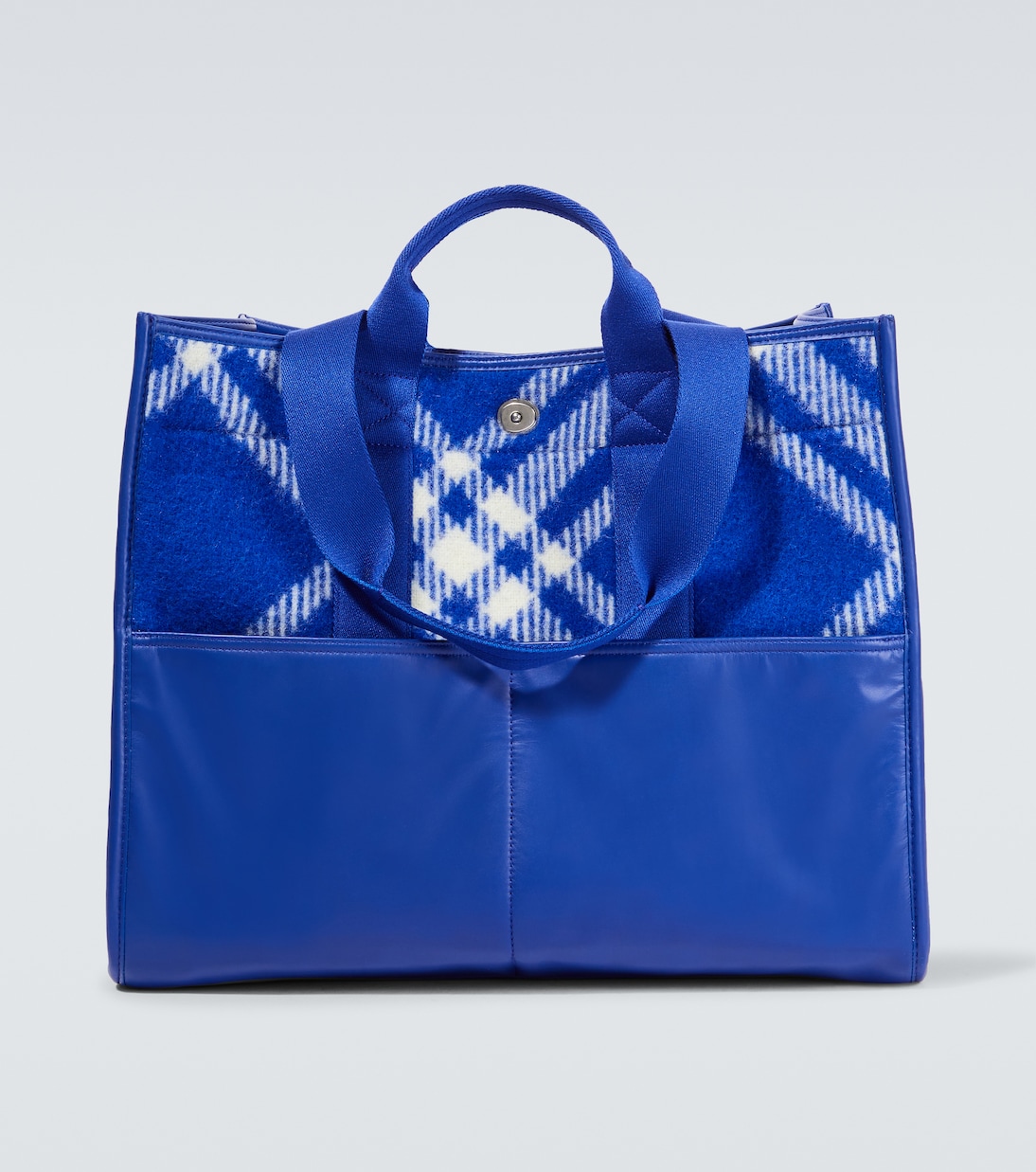 Shopper in lana a quadri | Burberry