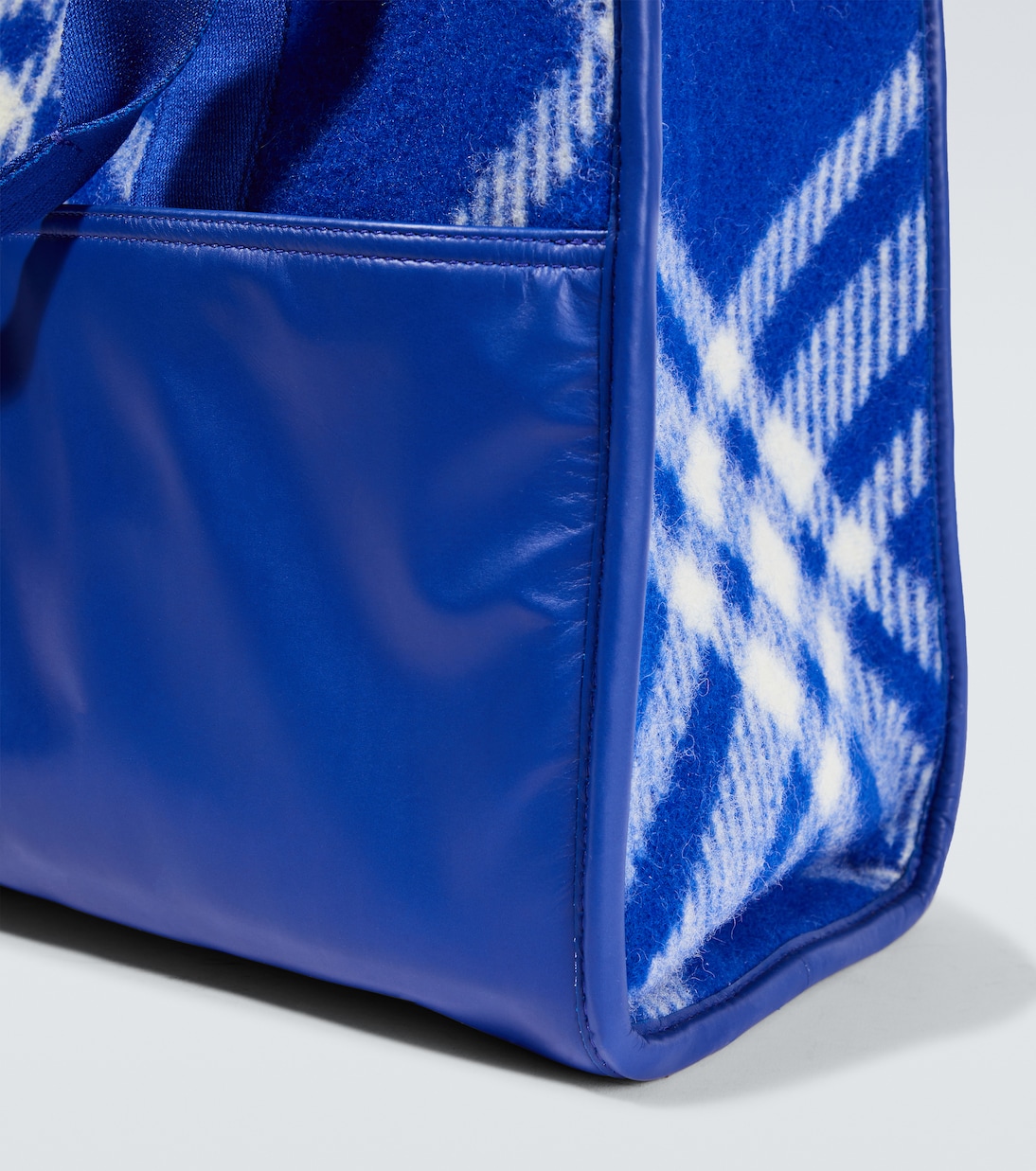 Shopper in lana a quadri | Burberry