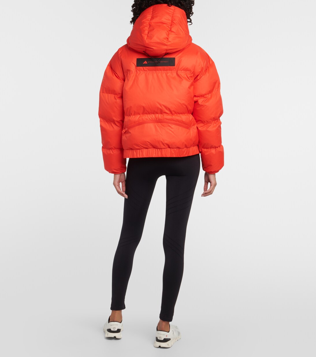 adidas red crop jacket